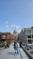 Millenium Bridge mit St. Paul´s Cathedral