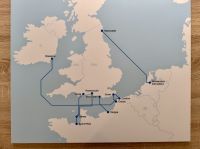 7. Tag: Abschied aus England – Übersicht der Fährrouten &ndash; &copy; Andreas Wolfsteller (Eberhardt TRAVEL)