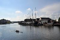 Das Segel-Dampfschiff 