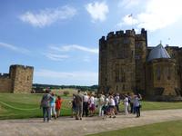 Alnwick Spaziergang durch Außenanlagen