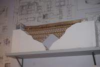 Modell der Holzbrücke