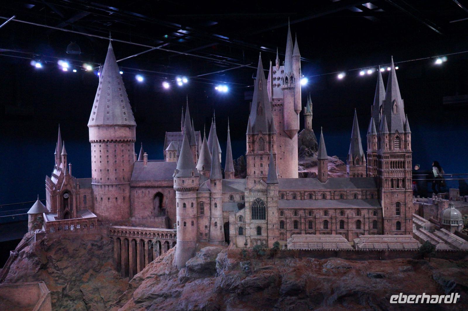 das riesige Hogwarts-Modell aus den Filmen