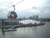 Emirates Seilbahn und Millenium Dome (O2-Arena)