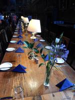 Tisch für die Studenten im Speisesaal des Christ Church College - Oxford