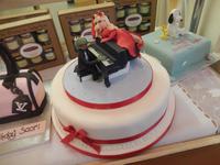 kunstvolle Torten im Covered Market (überdachter Markt) - Oxford