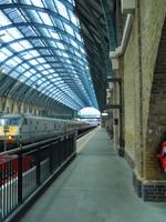 am Drehort zum Gleis 9dreiviertel am Bahnhof Kings Cross