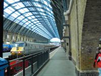 am Drehort zum Gleis 9dreiviertel am Bahnhof Kings Cross