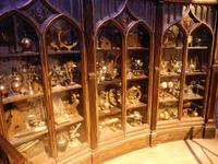 Schränke in Dumbledores Büro