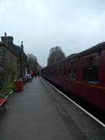 Ankunft am Bahnhof von Goathland