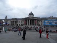 Blick auf die Nationalgalerie am Trafalgar Square