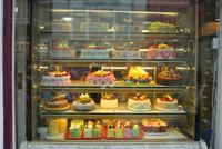 Bunter chinesischer Kuchen in China Town of London 