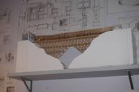 Modell der Holzbrücke von Hogwarts - Warnerbros. Studios