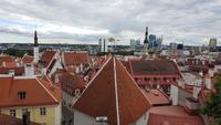 Estland, Tallinn, Aussichtspunkt mit Blick auf die Altstadt