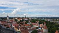Estland, Tallinn, Blick vom Olaikirchturm