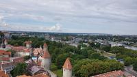 Estland, Tallinn, Blick vom Olaikirchturm