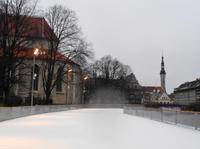 Weihnachten in Estland - Tallinn, Eislaufplatz 