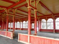 Weihnachten in Estland - historischer Bahnhof von Haapsalu