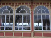 Weihnachten in Estland - historischer Bahnhof von Haapsalu
