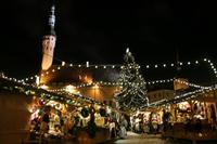 Bummel Über dem Weihnachtsmarkt