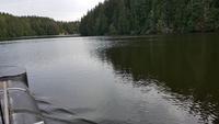 Estland, Bootsfahrt auf der Ahja Talsperre