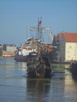 Danzig, historisches Schiff auf der Mottlau