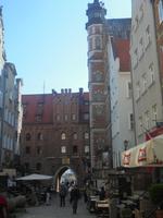 Straßenszene Danziger Altstadt