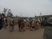 rekonstruiertes Dorf Biskupin an der Bernsteinstraße, Archäologiefest