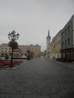 Großer Markt in Kromeriz mit Rathaus 