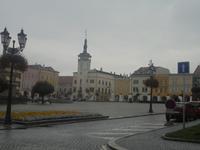 Großer Markt in Kromeriz mit Rathaus 