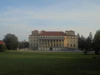 Eisenstadt im österreichischen Burgenland, Schloss Eszterhazy, Parkseite