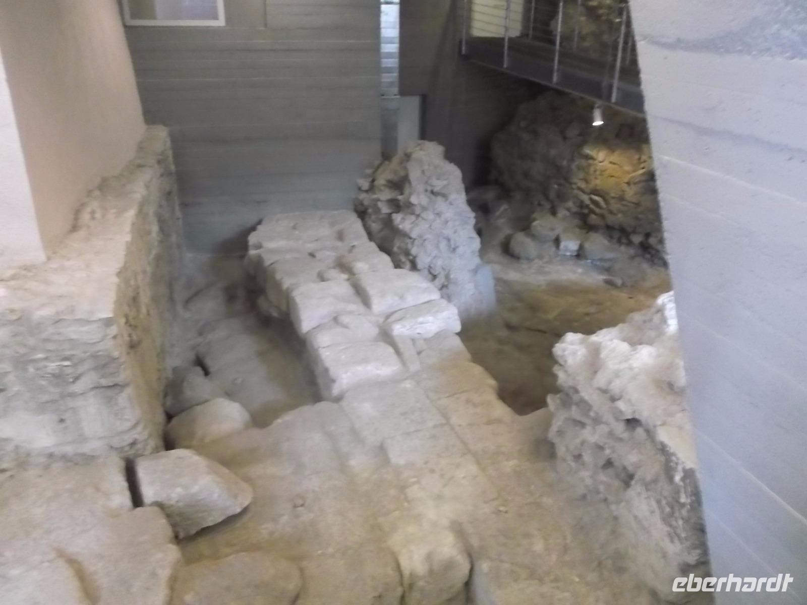 Sopron: ergrabener Rest des Stadteingangs der Bensteinstraße