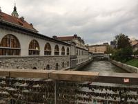 Ljubljana, Innenstadt am Ufer der Ljubljanica