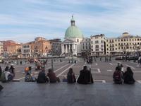 Venedig - Abschiedsblick vom Bahnhof