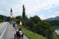 7. Radtour, Einfahrt nach Dravograd