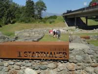 Überbleibsel der römischen Siedlung in Aguntum