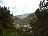 Blick über das Incles-Tal und Soldeu