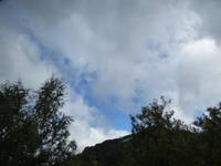 Wetterschneise über Andorra