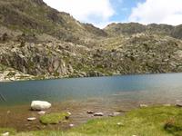 Andorranische Bergseelandschaft