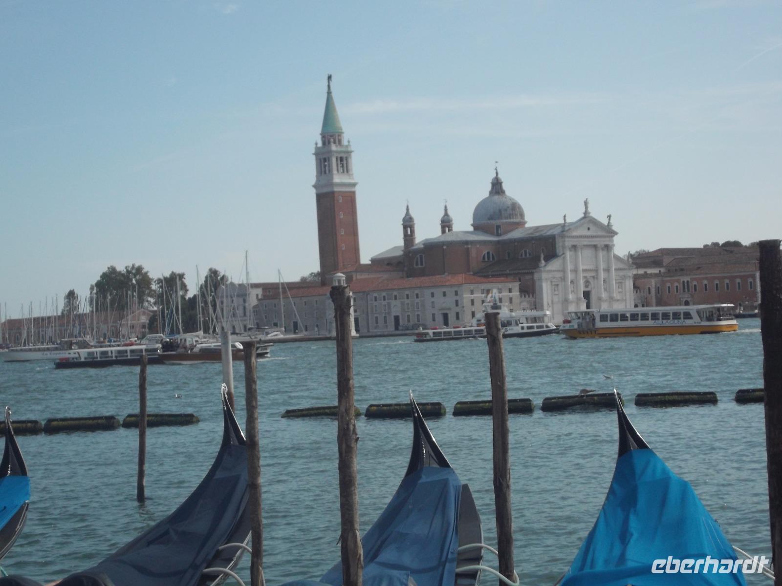 Venedig, Blick vom Markusplatz über den Lido