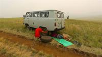 Radwechsel UAZ Buchanka