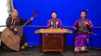 Traditionelle Musikinstrumente dert Burjaten