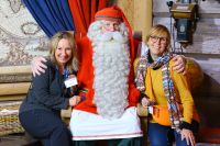 Petra & Heike beim Weihnachtsmann