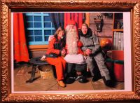 Mika Häkkinen beim Weihnachtsmann 