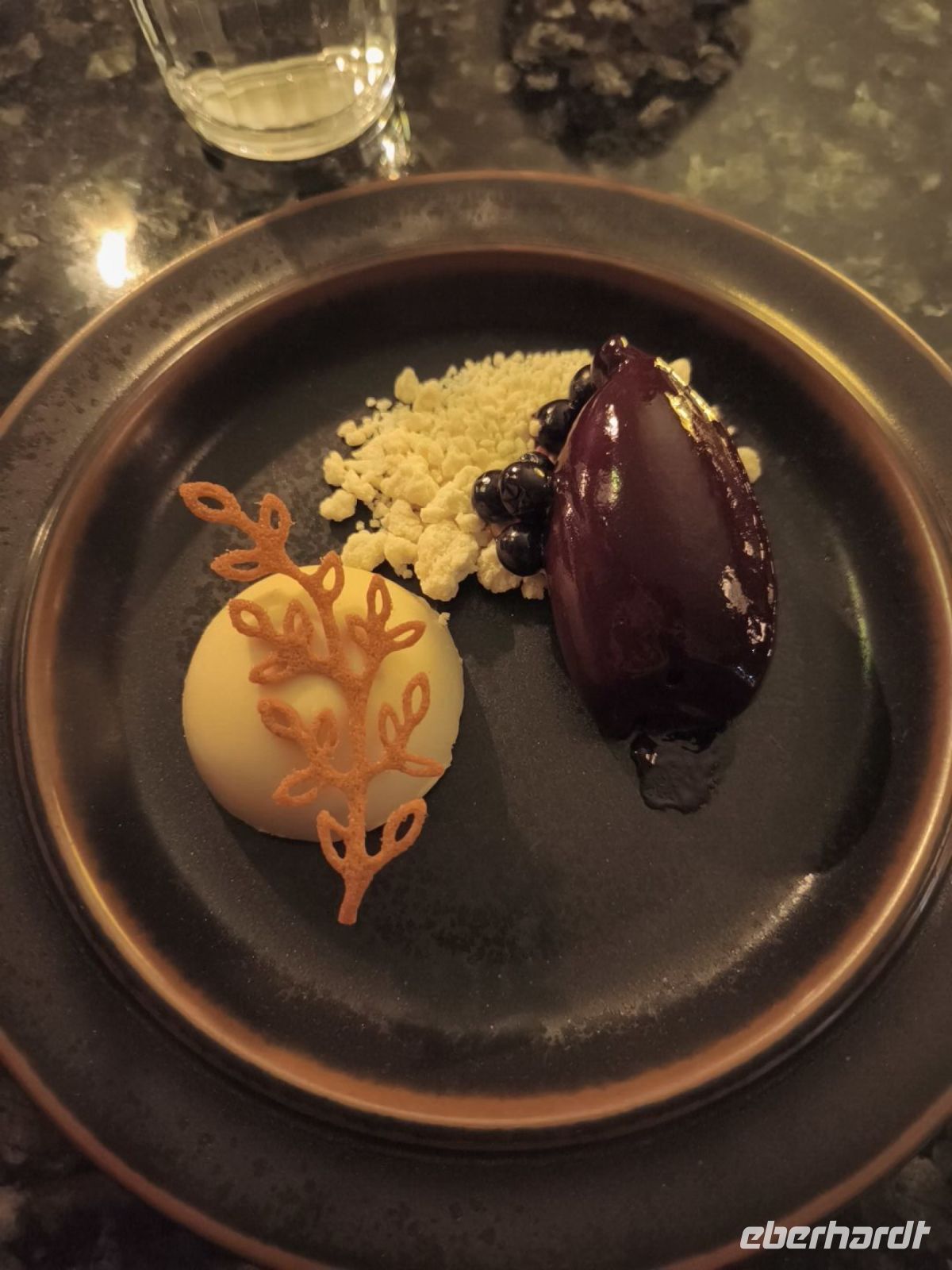 Nachspeise im Hotel Pikku-Syöte - Finnland