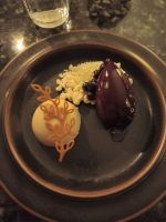 Nachspeise im Hotel Pikku-Syöte - Finnland