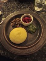 Hauptgang im Hotel Pikku-Syöte - Finnland 