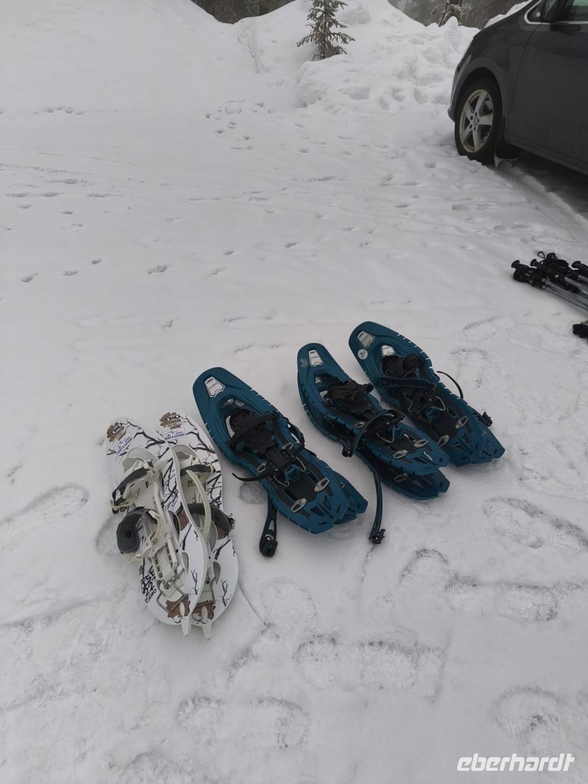 Schneeschuhwanderung in Lappland - Finnland