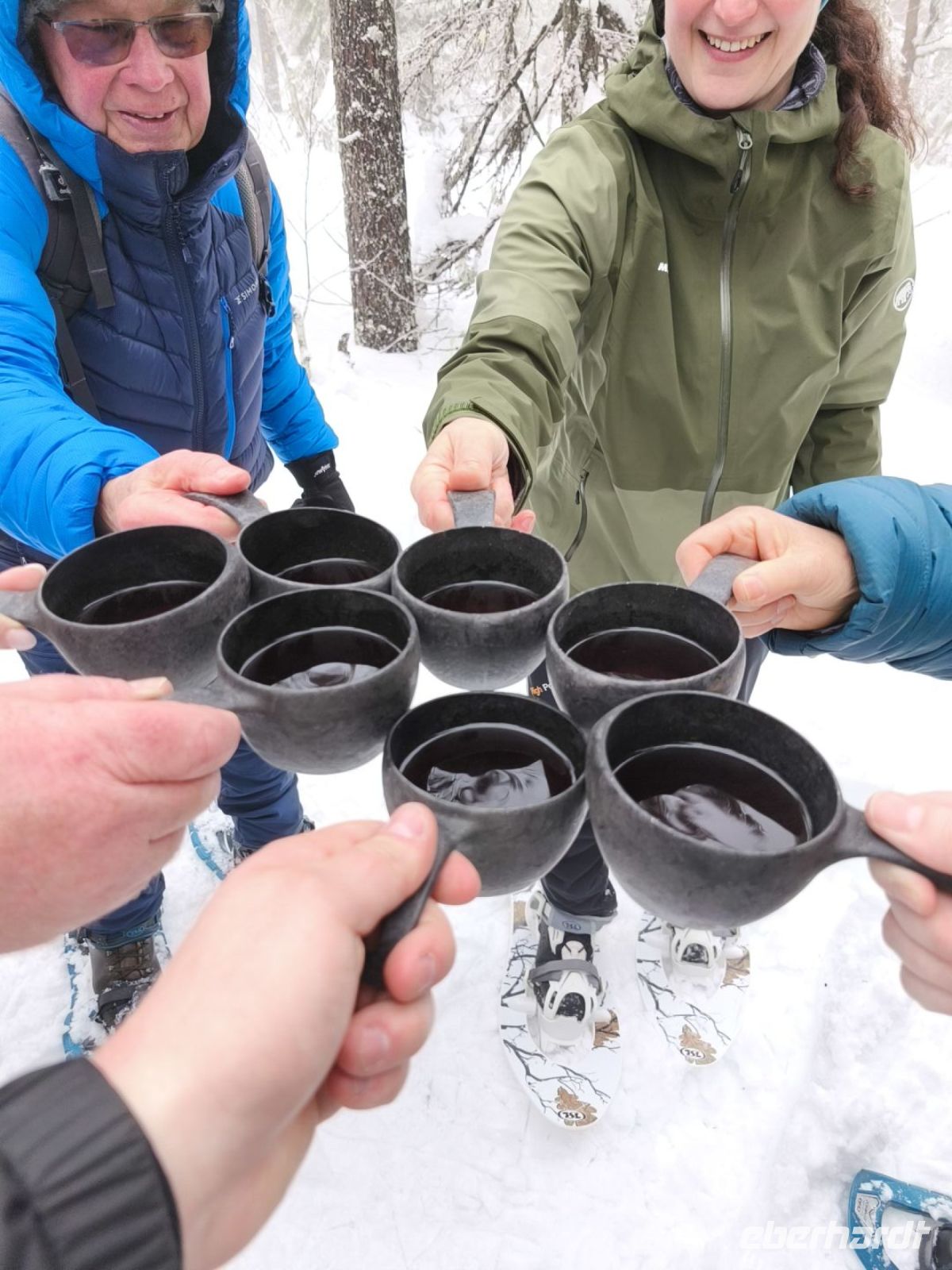 Schneeschuhwanderung in Lappland - Finnland