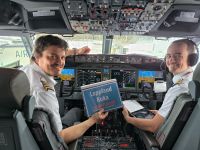 Rückflug - unsere Piloten