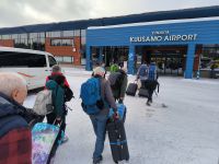 Kuusamo Airport Abreise 